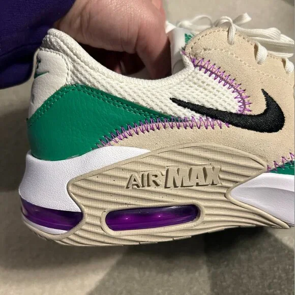 Nike Women's Air Max Excee 'Sanddrift Green Fuchsia' Size 9.5 - Picture 3 of 12